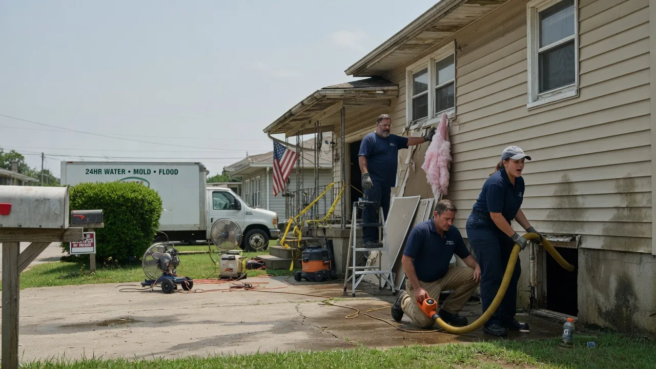 Water Damage Repair in California, PA near me